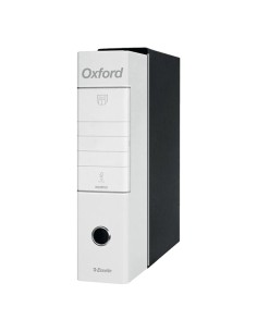 Registratore OXFORD G85 bianco dorso 8cm f.to protocollo ESSELTE 390785000 ESSELTE REGISTRATORI A LEVA 2