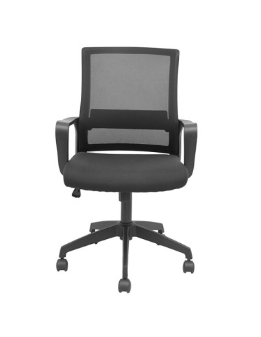Seduta oeprativa Ergo 535 c/bracc fissi e schinale in rete nero Piqueras y Cresp 8435501019503 Piqueras y Crespo SEDUTE OPERA...