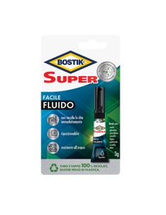 Colla istantanea Super facile fluido 3g Bostik 7003418
