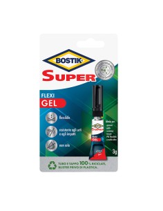 Colla istantanea Super Flexi Gel 3g Bostik 7003417