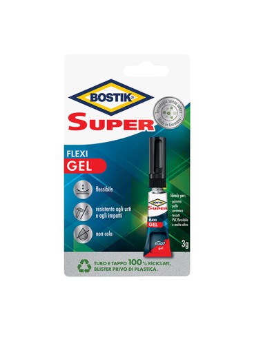 Colla istantanea Super Flexi Gel 3g Bostik 7003417