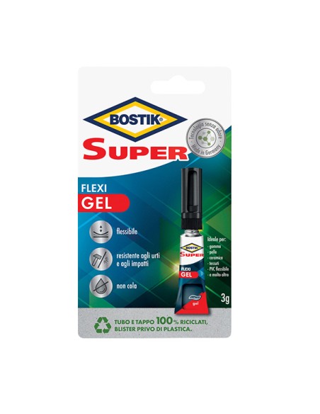 Colla istantanea Super Flexi Gel 3g Bostik 7003417