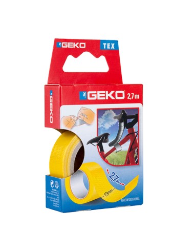 Nastro adesivo telato Tex giallo 19mmx2,7mt Geko 8143000006