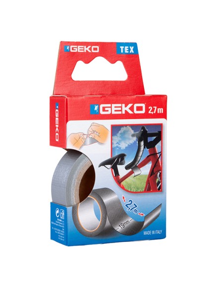 Nastro adesivo telato Tex grigio 19mmx2,7mt Geko 8143000007