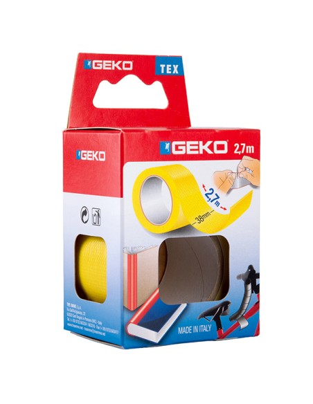 Nastro adesivo telato Tex giallo 38mmx2,7mt Geko 8143000014