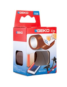 Nastro adesivo telato Tex marrone 38mmx2,7mt Geko 8143000016
