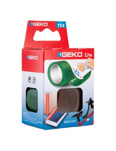 Nastro adesivo telato Tex verde 38mmx2,7mt Geko 8143000010