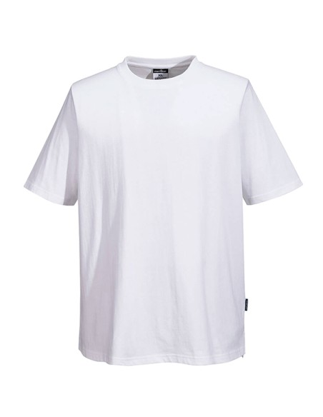 T-shirt chef unisex a maniche corte tg XL bianco Portwest C195WHRXL Portwest FELPE-MAGLIETTE-CAMICIE