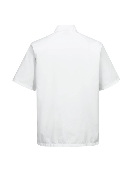 Giacca da cuoco Kent a maniche corte tg XXL bianco Portwest C734WHRXXL Portwest GIACCHE-GILET-GIUBBINI