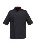 Giacca da cuoco MeshAir Pro a manica corta tg L nero Portwest C738BKRL