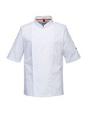 Giacca da cuoco MeshAir Pro a manica corta tg L bianco Portwest C738WHRL