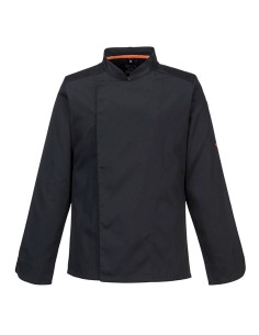 Giacca da cuoco MeshAir Pro a manica lunga tg XL nero Portwest C838BKRXL Portwest GIACCHE-GILET-GIUBBINI