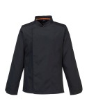 Giacca da cuoco MeshAir Pro a manica lunga tg XXL nero Portwest C838BKRXXL