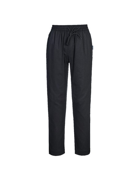 Pantaloni da cuoco Mesh Air tg M nero Portwest C076BKRM Portwest PANTALONI-SALOPETTE-TUTE