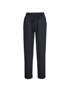 Pantaloni da cuoco Mesh Air tg XL nero Portwest C076BKRXL Portwest PANTALONI-SALOPETTE-TUTE