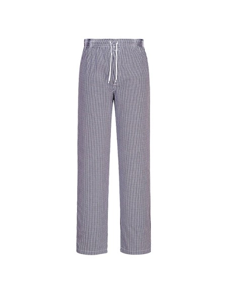 Pantaloni da cuoco Bromley tg L quadretti neri Portwest C079CKRL Portwest PANTALONI-SALOPETTE-TUTE