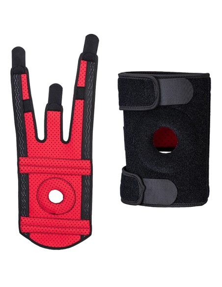 Supporto per ginocchio a rotula aperta tg unica nero Portwest PW84 Portwest ACCESSORI E INTIMO TERMICO