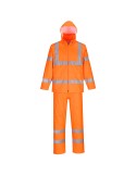 Completo antipioggia ripiegabile Hi-Vi tg L arancione fluo Portwest H448ORRL