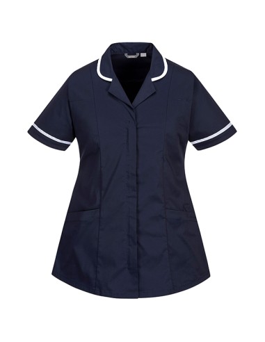Camice stretch da donna tg L blu navy Portwest LW17NARL Portwest CAMICI. GREMBIULI E DIVISE