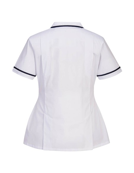 Camice stretch da donna tg M bianco Portwest LW17WHRM Portwest CAMICI. GREMBIULI E DIVISE