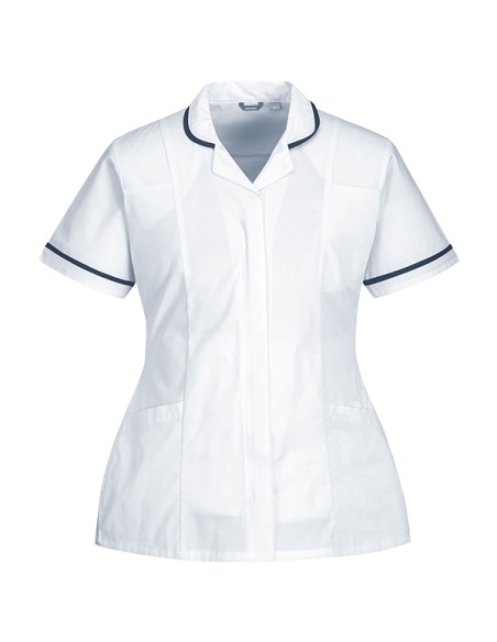 Camice stretch da donna tg L bianco Portwest LW17WHRL Portwest CAMICI. GREMBIULI E DIVISE