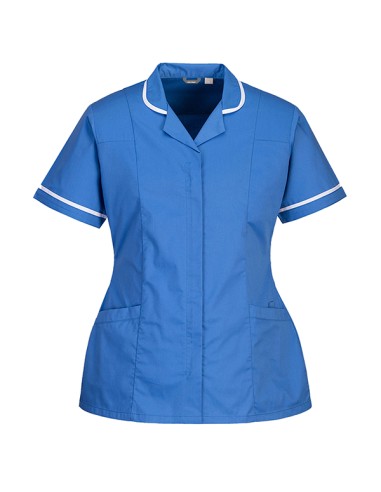 Camice stretch da donna tg M azzurro Portwest LW17HBRM Portwest CAMICI. GREMBIULI E DIVISE