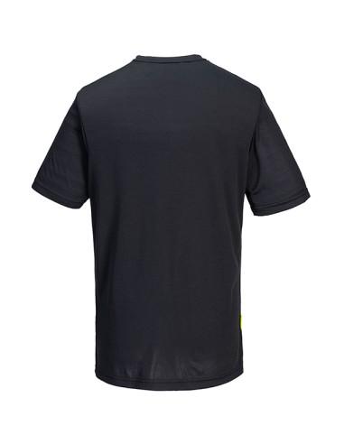 T-shirt a maniche corte DX4 antibatterica tg L nero Portwest DX411BKRL Portwest FELPE-MAGLIETTE-CAMICIE