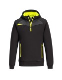 Felpa DX467 con cappuccio tg XL nero Portwest DX467BKRXL