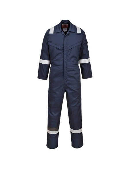 Tuta da lavoro multinorma Bizweld Iona tg L blu navy Portwest FR22NARL Portwest PANTALONI-SALOPETTE-TUTE