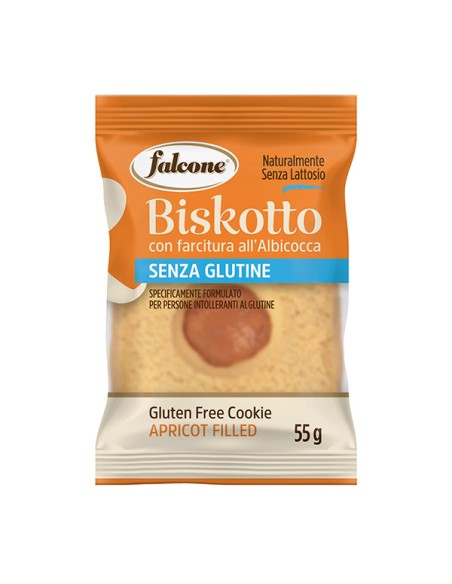 Biscotti farciti albicocca Biskotti 55gr Falcone 01-1733 Dolciaria Falcone SNACK DOLCI-SALATI