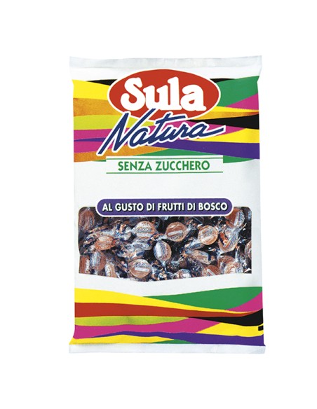 Caramelle Sula gusto frutti di bosco busta 1kg 9412600 Sula CARAMELLE-CIOCCOLATINI-CHEWING GUM