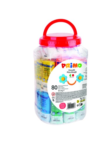 Secchiello 80 panetti da 60gr pasta modellabile EasyDO' Primo 297ED80GN PRIMO PASTE MODELLABILI