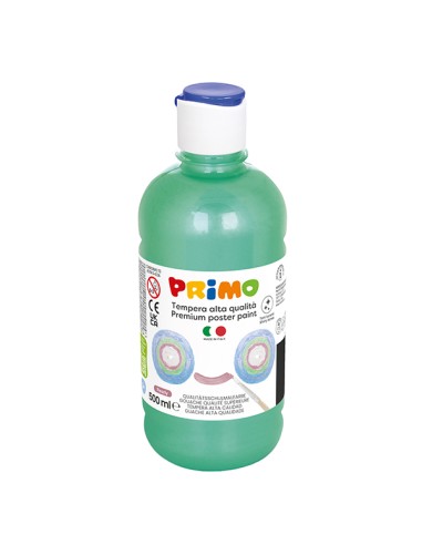 Box 6 tempera colori perlati 500ml colori assortiti PRIMO 234TP500ASS PRIMO TEMPERE