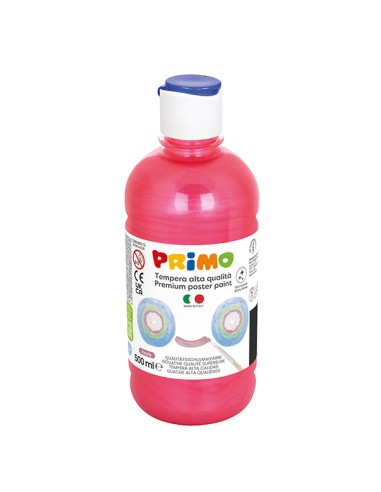 Box 6 tempera colori perlati 500ml colori assortiti PRIMO 234TP500ASS PRIMO TEMPERE