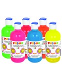 Box 6 tempera colori fluo 500ml colori assortiti PRIMO 255TP500ASS
