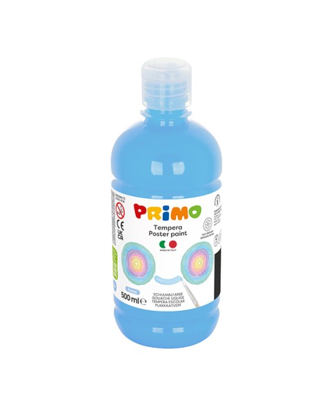 Box 6 tempera colori pastel 500ml colori assortiti PRIMO 2002BRP500ASS PRIMO TEMPERE