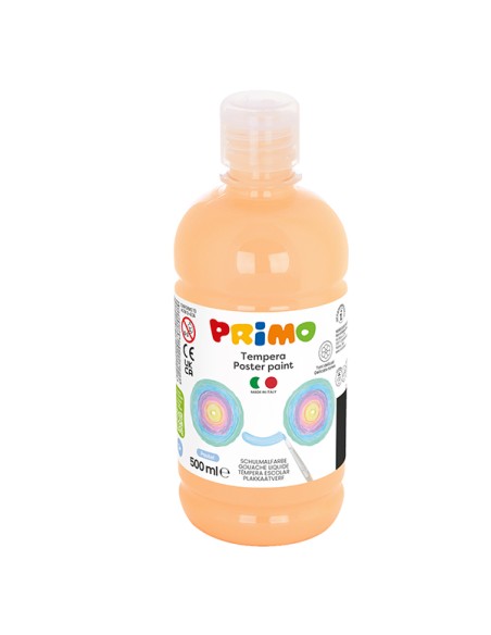 Box 6 tempera colori pastel 500ml colori assortiti PRIMO 2002BRP500ASS PRIMO TEMPERE