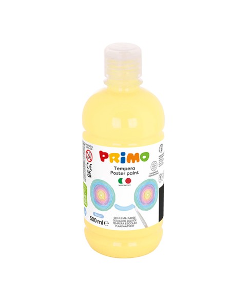 Box 6 tempera colori pastel 500ml colori assortiti PRIMO 2002BRP500ASS PRIMO TEMPERE
