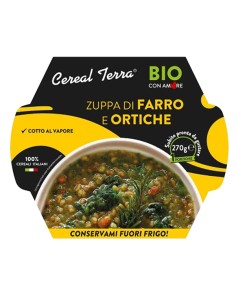 Zuppa di farro e ortiche in confezione da 300gr - Cereal Terra 0039727 Cereal Terra CONDIMENTI MONODOSE E PIATTI PRONTI