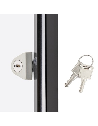 Bacheca per interni 12xA4 ad ante battenti con cornice nera Showdown SCXS12XA4C9005 Showdown BACHECHE PER INTERNI