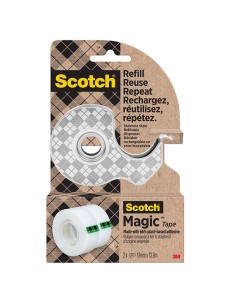 Dispenser in acciaio con 2 rotoli Scotch® Magic™  19 mm x 13,9 m 7100334048