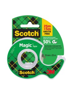 Nastro adesivo Scotch® Magic™ in chiocciola 810 19mmx25mt + 5m gratis 7100307981