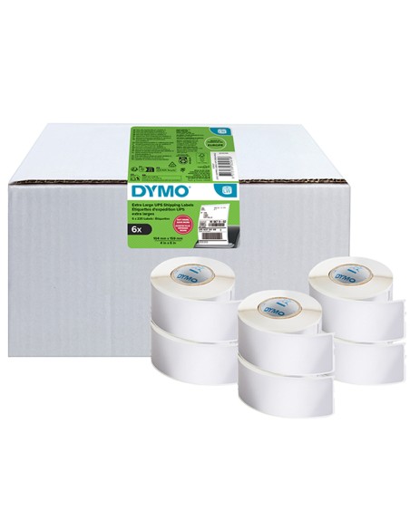 Value pack 6 rotoli etichette LW UPS 104mmx159mm SOLO PER LW5XL Dymo 2238107 DYMO ETICHETTE-NASTRI PER ETICHETTATRICI