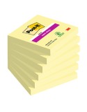 Cf. 6pz 90 foglietti Post-it® Super Sticky 76x76mm 654-6SS giallo Canary 7100263706