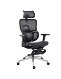 Seduta ergonomica c/bracc Groove Pro GV1PG in rete autoportante nero GV1P/N