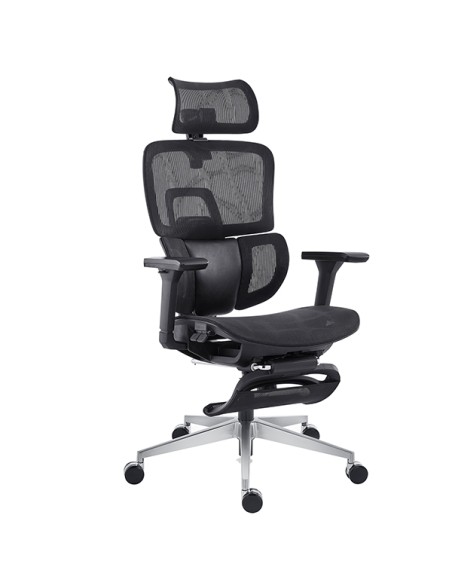 Seduta ergonomica c/bracc Groove Pro GV1PG in rete autoportante nero GV1P/N Unisit SEDUTE OPERATIVE