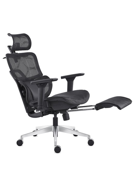 Seduta ergonomica c/bracc Groove Pro GV1PG in rete autoportante nero GV1P/N Unisit SEDUTE OPERATIVE