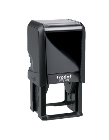 Timbro di testo quadrato 4924 nero 40x40mm Trodat 176685 TRODAT TIMBRI AUTOINCHIOSTRANTI