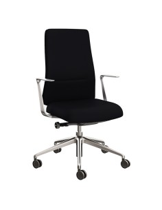 Poltrona direzionale c/bracc Bull BUB in ecopelle nero BUB/KN Unisit SEDUTE DIREZIONALI