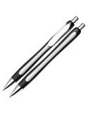 Penna a sfera a scatto Slider Rave XB fusto nero/bianco Schneider P132580